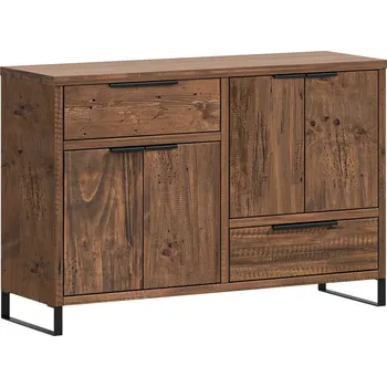 Příborník a kredenc Dřevěný příborník 126 cm Victoria borovice hnědý