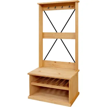 Šatní skříň Předsíňová stěna masiv Corona X borovice