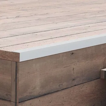 vidaXL Terasové rohové lišty 5 ks WPC 170 cm [45021] Barva: Stříbrná