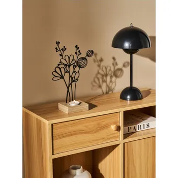 Svícen Sinsay - Svícen s květinovým motivem - vícebarevná - 022IA-MLC - 022IA-MLC-ONE