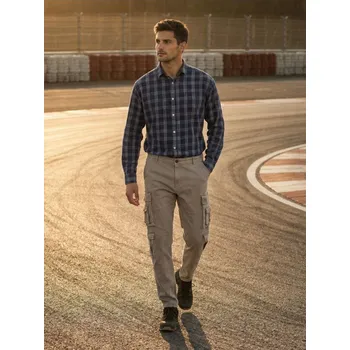 Sinsay - Kalhoty cargo - béžová - 529HS-08X - 529HS-08X-38