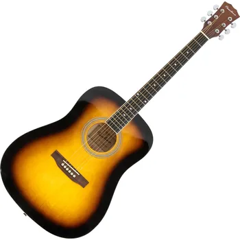 Strunný nástroj Pasadena SG028 Vintage Sunburst Akustická kytara (Jako nové)