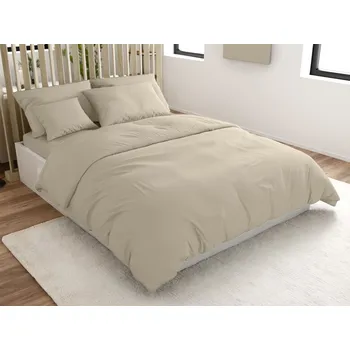 Povlečení Bavlněné povlečení LUX béžové hotelová kapsa Rozměr povlečení: 70 x 90 cm | 140 x 200 cm