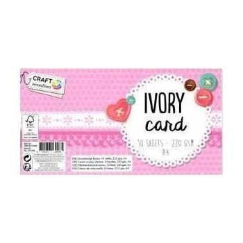 Grafix Sada papírů A4 - slonovinová 10 ks