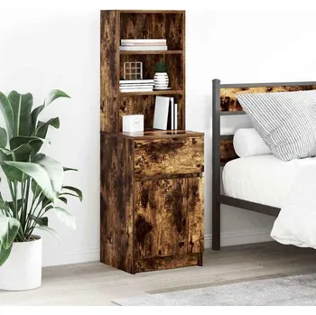 Noční stolek vidaXL Noční stolek 39x35x125 cm kompozitní dřevo [861310] Barva: kouřový dub