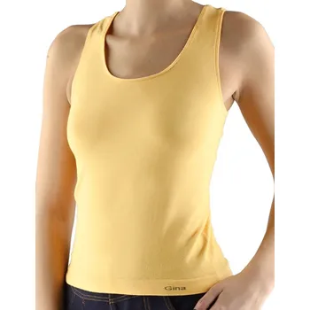 Gina tílko dámské doprodej V-08008 Žlutá Vel. S/M