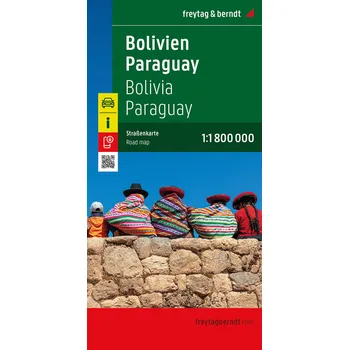 Populárně naučná literatura pro dospělé Bolívie – Paraguay 1:1 800 000 / automapa