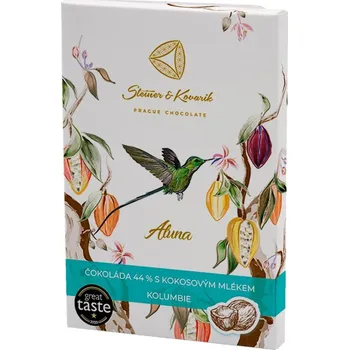 Cukrovinka Pražská čokoláda Aluna 44 % s kokosovým mlékem 70 g