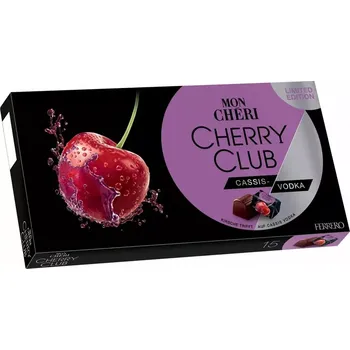 Bonboniéra Ferrero Mon Chéri Cherry Club Cassis Vodka Limited Edition 157 g