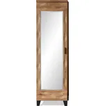 Šatní skříň masiv Jennifer částečně divoký dub