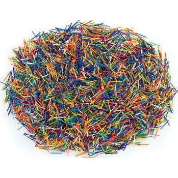 Dřevěné tyčky na tvoření – 5000 ks, barevný mix (zápalky)