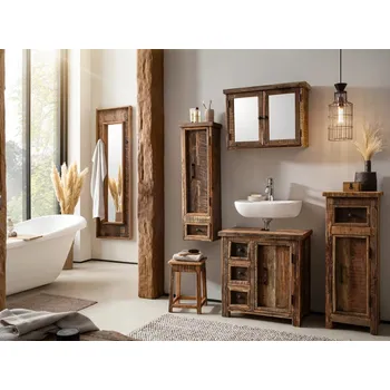 Koupelnový nábytek Koupelnový nábytek z masivu Amazonas recyklované dřevo