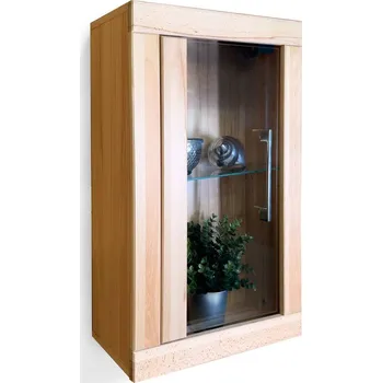 Koupelnový nábytek Skříňka masiv Bella závěsná jádrový buk polomasiv