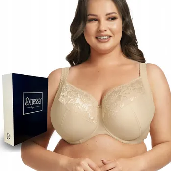 Dámské spodní prádlo PODPRSENKA S MĚKKÝMI KOŠÍČKY MINIMIZER NESSA OMENA BÉŽOVÁ 80L