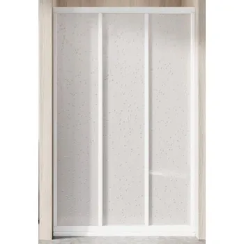 Ravak SUPERNOVA ASDP3 80 sprchové dveře 80x198 cm, posuvné, bílá/plast pearl