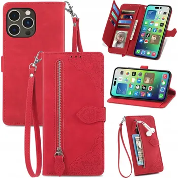 Pouzdro na mobilní telefon Flipové pouzdro pro Apple iPhone 14 Pro Max červené