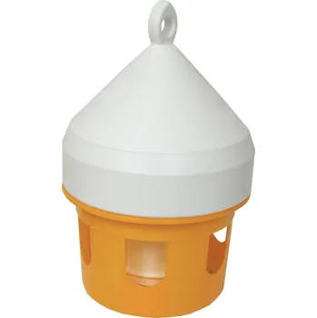 krmítko pro hospodářská zvířata TOPTRADE závěsné plastové krmítko pro ptactvo 3 l (Lehké a omyvatelné krmítko z odolného plastu, objem 3 l)