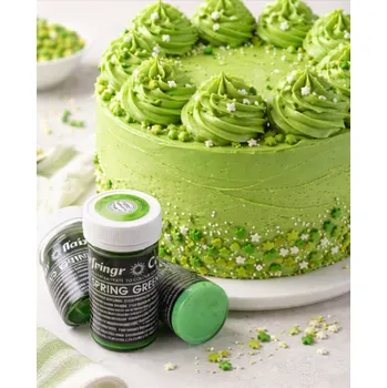 Potravinářské barvivo SPRING GREEN gelová barva 25 g Sugarflair | pastelová jarní zelená