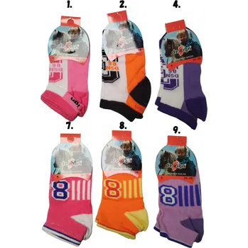 DESIGN SOCKS Chlapecké a dívčí kotníčkové ponožky mix