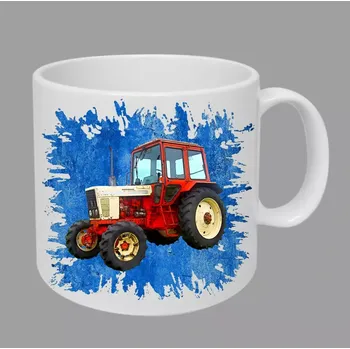 Moon River Belarus 572 hrnek s traktorem modrý obsah 330 ml (hrneček traktor)