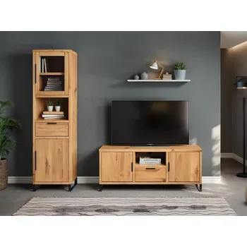 Obývací stěna Dřevěná obývací stěna Victoria II divoký dub