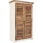 Šatní skříň masiv Madagaskar mango bílá