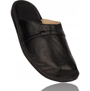 Dámské pantofle Pánské kožené pantofle z měkké Bačkory prémiové Papuče 42