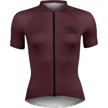 cyklistický dres Force Charm dámský dres krátký rukáv bordó vel. XL