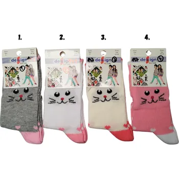 Design Socks Klasické dívčí ponožky