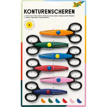 Sada konturovacích nůžek – 6 ks