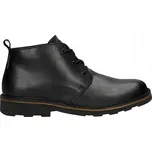Černé kožené kotníkové boty chukka vel. 42