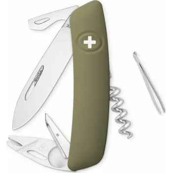 Mačeta Swiza kapesní nůž TT03 Tick-Tool olive + DÁREK
