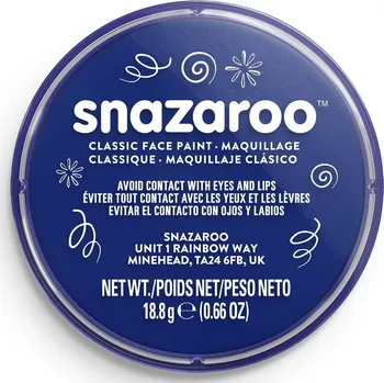 Speciální výtvarná barva Snazaroo barva na obličej 18ml - tmavě modrá - Dark Blue