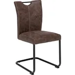 Set 2 jídelní židle Nassau hnědá