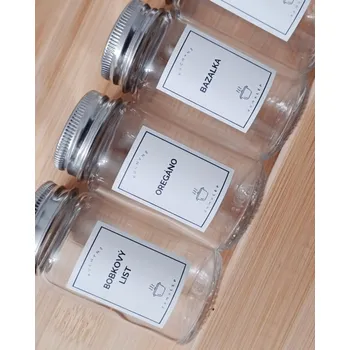 Kořenka Samolepky na kořenky IKEA GULDFISK 3 × 4 cm | vlastní text | DomaLEP