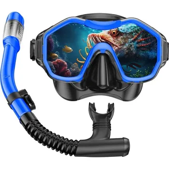 Potápěčská maska Potápěčský set iParaAiluRy modročerný