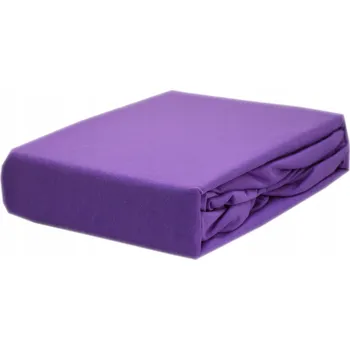 Prostěradlo Prostěradlo jersey s gumou 200x220 cm, fialová barva