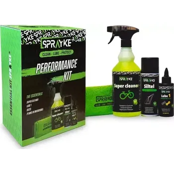 Cyklistické mazivo SPRAYKE PERFORMANCE KIT (Sada na udržbu kola SPRAYKE PERFORMANCE KIT)