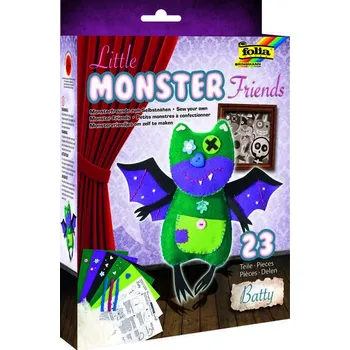 Filcová sada – postavička "Batty" pro děti od 8 let, kreativní šití