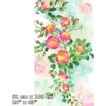 Northcott 556-548 Stonehenge Veranda panel 60 vícebarevná bavlněná látka