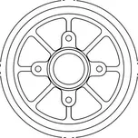 TRW DB4310 Brzdový buben