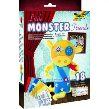 Filcová sada – postavička „Loonymoo“ pro děti od 8 let, kreativní šití