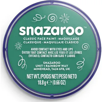 Karnevalový doplněk Snazaroo barva na obličej 18ml - zelená tyrkysová Teal