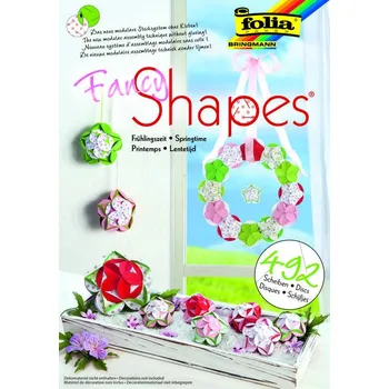 Papírové dekorace koule – jarní motivy, sada 492 dílů