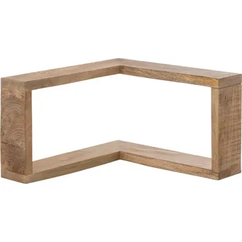 police Rohová police do koupelny dřevo Puma