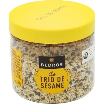 Sušená potravina BEDROS Sezamová semínka mix 3 druhů 94 g