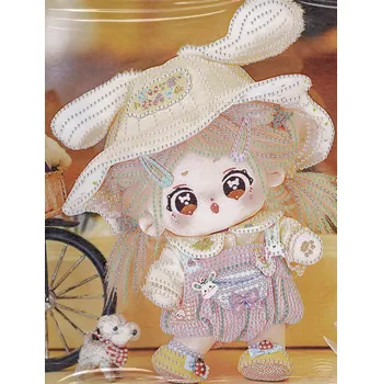 Diamantové malování Diamantový obrázek na plátně 23 x 30 cm - Hadrová panenka, kolo, pejsek