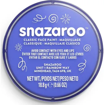 Karnevalový doplněk Snazaroo barva na obličej 18ml - modrá - Sky Blue