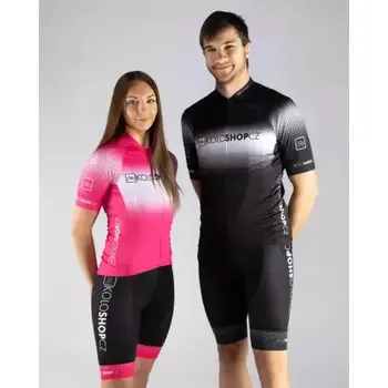 Cyklistické kalhoty Koloshop Force pánské kraťasy s vložkou a laclem černá vel. S