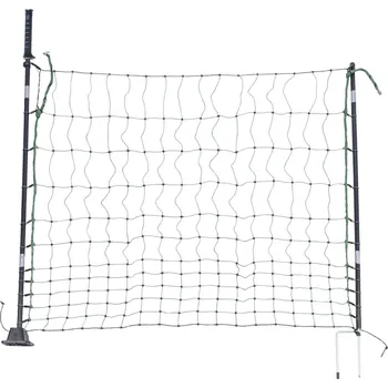 Ohradník fencee Vstupní branka k síti pro elektrický ohradník, výška 110 cm, šířka 125 cm, dvojitý hrot